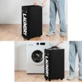 thumbnail image 7 of Lifesela X-Large Rolling Laundry Hamper, 27" Tall Slim Laundry Basket with Mesh Liner, Collapsible Dirty Clothes Hamper with Handle, Corner Laundry Bin Laundry Cart with Wheels (Black), 7 of 7