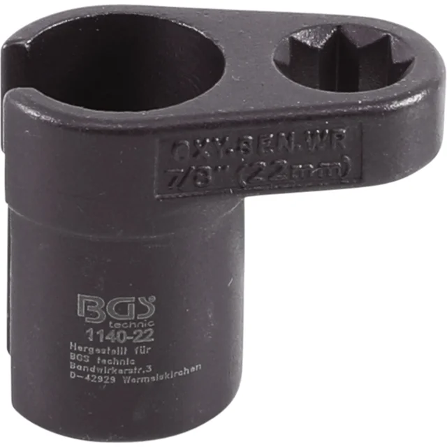 DADO PARA SENSOR DE OXIGENO 1/2 | 22 MM | BGS 1140-22