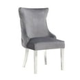 thumbnail image 1 of Plata Import - STONEFORT DINING CHAIR - STEEL LEGS IN GREY, 1 of 3