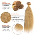 thumbnail image 2 of Mechones de pelo DiexRlamx Kinky Straight Honey Blonde #27 40-80 cm, 2 of 7
