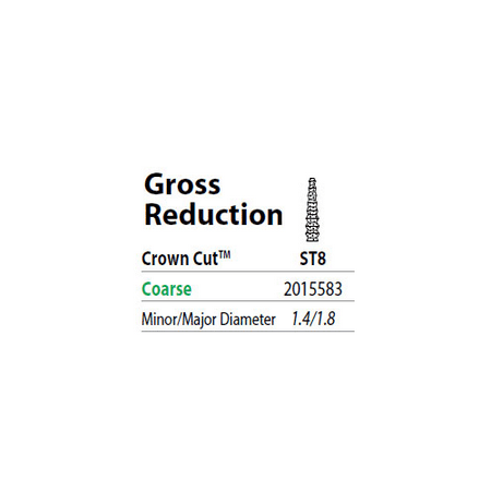 

Abrasive Technology ST8C FG Friction Grip Two Striper Gross Reduction Coarse Grit Diamond 5/Pk