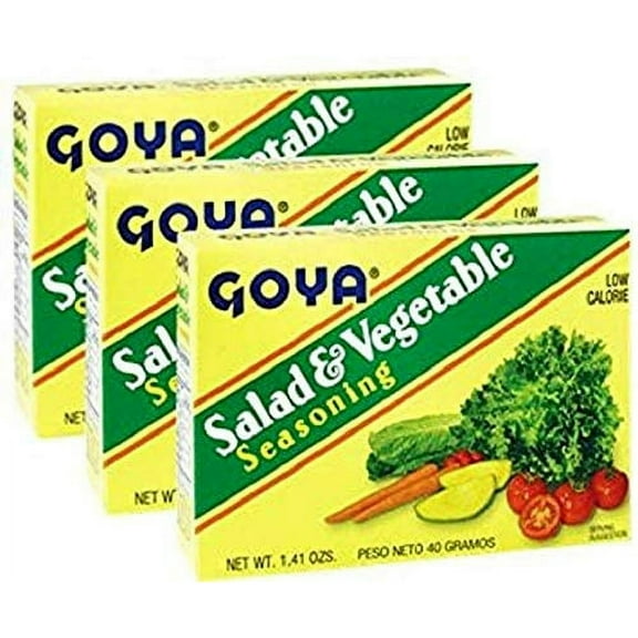 Goya Salad & Vegetable Seasoning 1.41 oz Pack of 3