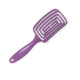 thumbnail image 3 of Herramienta de peinado para el hogar, cepillo de pelo profesional con ventilación para cabello seco y húmedo grueso Violeta Yuyangstore Cepillo desenredante, 3 of 8