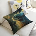 thumbnail image 5 of Cat butterfly Linen toss pillowcase Decoration pillowcase Gift preferred 24x24" Cushion cover 4 set Sofa pillowcase Sofa bedroom living room car, 5 of 8