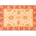 thumbnail image 1 of Ahgly Company Indoor Rectangle Oriental Orange Traditional Area Rugs, 7' x 10', 1 of 4