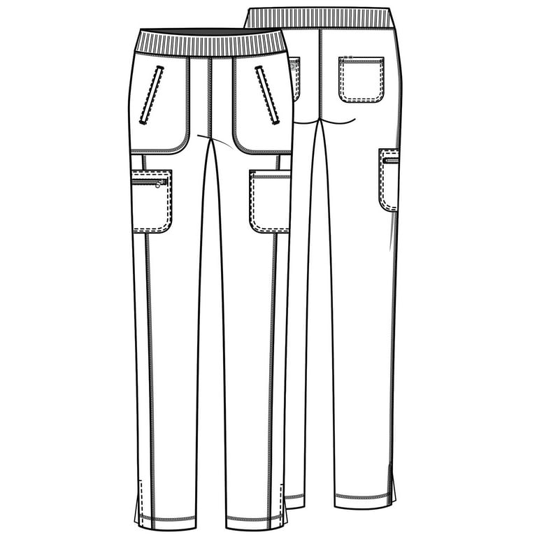 Cherokee Infinity Tall Mid Rise Tapered Leg Pull-on Pants – TBG Uniforms  Store