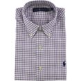 thumbnail image 1 of Ralph Lauren - Camisa de sarga con botones para hombre, color morado, extragrande Ralph Lauren Botones al frente, 1 of 1