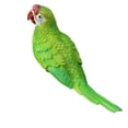 thumbnail image 2 of Figurine Parrot Shape Table Top Ornaments Resin Tree Hanging Animal Sculpture for Patio, 2 of 9