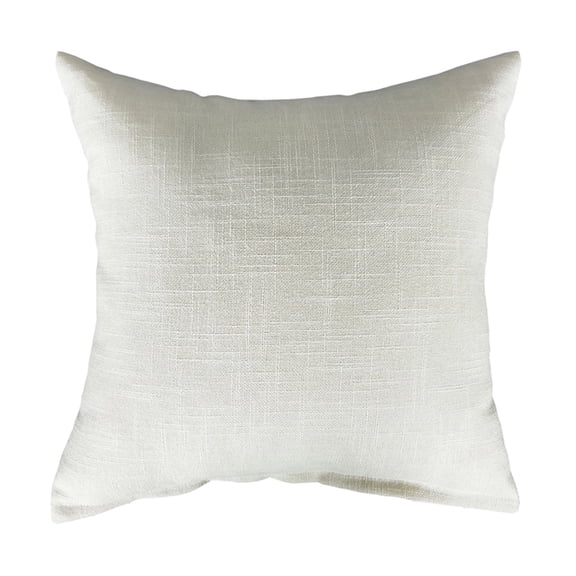 Tunhigl 15.75" x 15.75" Solid Color Pillow Covers, Polyester, Neutral Throw Pillow Cases for Sofa, Couch & Home Decor