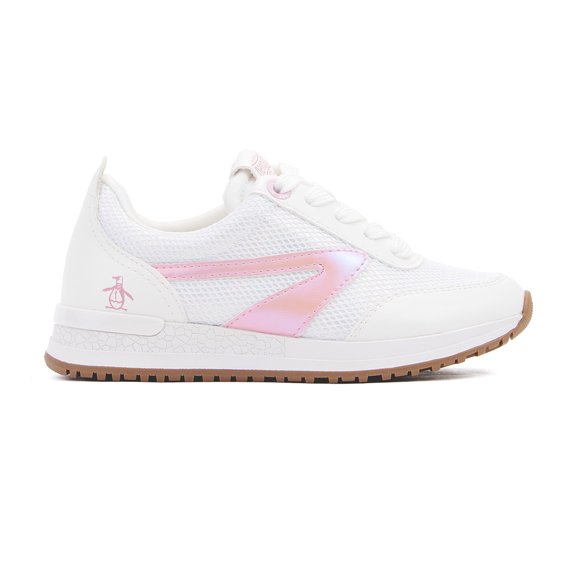 Tenis Original Penguin Style Daisy Blanco Shine Para Niña
