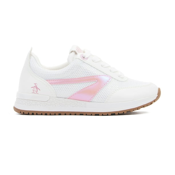 Tenis Original Penguin Style Daisy Blanco Shine Para Niña
