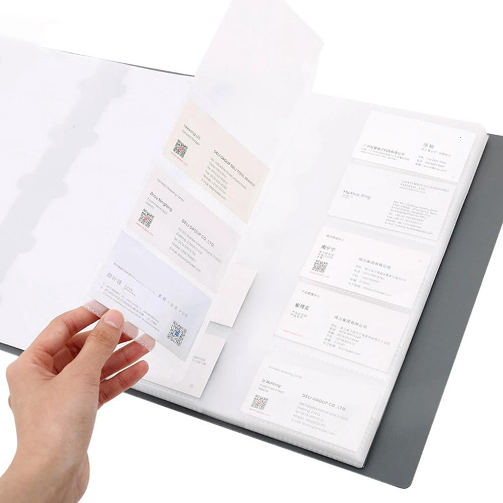 Card Album 10 Pocket Trading Cards Binder 30 Pages 600 Double Sided Pocket