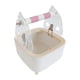 thumbnail image 4 of Soporte de inodoro para entrenamiento de loros Plataformas de soporte de entrenamiento Juguete de entrenamiento multifunción Rosa, 4 of 9