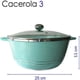 thumbnail image 5 of Batería De Cocina CHIC FLIC RD ROYAL COOK De Aluminio 10 Pzs Recubrimiento De Granito Verde Jade, 5 of 6