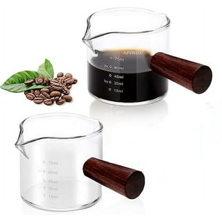 Espresso Shot Glass 75ML Single Spouts Espresso Measuring Cup Accessor —  CHIMIYA
