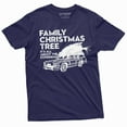 thumbnail image 4 of Men's Family Christmas Tree Popular Culture T-shirt Funny Xmas Gifts Family Experience Tee (Large Grey), 4 of 6