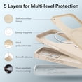 thumbnail image 5 of for iPhone 16 Pro Max Case, Compatible with MagSafe, Shockproof Military-Grade Protection, Magnetic Phone Case for iPhone 16 Pro Max, Classic Hybrid Case (HaloLock), Clear, 5 of 5