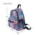 thumbnail image 3 of FORMRS Kids School Backpack with Front Zippered Pocket 12" Student Travel Daypack, Pink Marble Pattern, 3 of 6