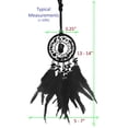 thumbnail image 6 of Seven Colors - Chakra Healing Dreamcatchers in Red, Orange, Yellow, Green, Blue, Indigo, and Violet Feathers and Stones. Provides Protection in Bedrooms, Meditation Spaces, 6 of 7