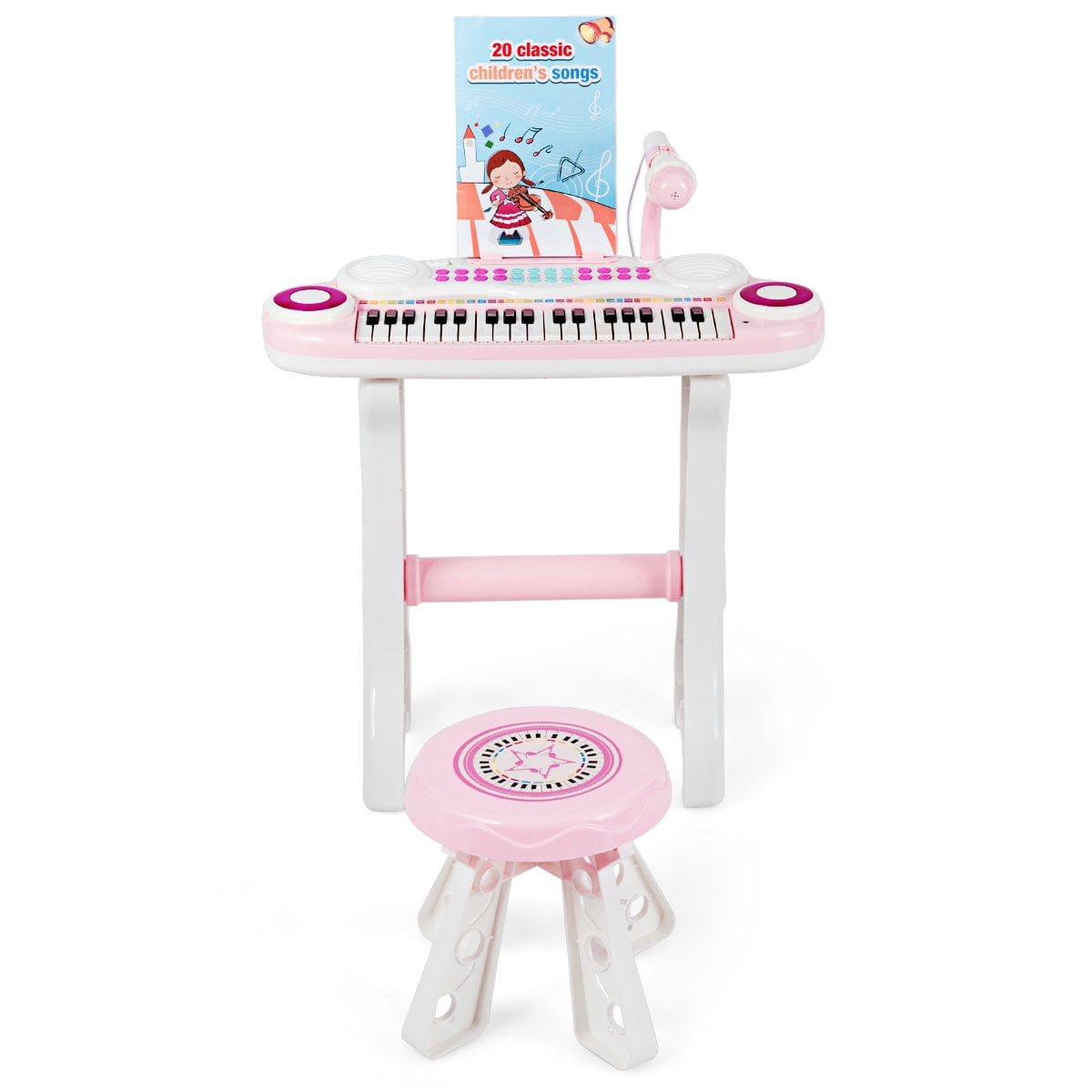 Topbuy 37Key Electronic Musical Toy Piano Keyboard Kids Electronic