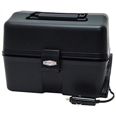roadpro 12-volt portable stove, black