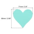 thumbnail image 2 of Unique Bargains Hearts Patches Cyan Iron-On Patch Sew Embroidered Applique 2.8x2.68 Inch Clothing Repair Backpack 20Pcs, 2 of 6
