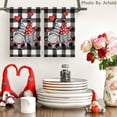 thumbnail image 3 of &nbsp;SOME THING Buffalo Plaid Gnomes Love Mother''s Day Kitchen Towels Dish Towels, 18x26 Inch Anniversary Wedding Decoration Hand Towels Set of 2, 3 of 6