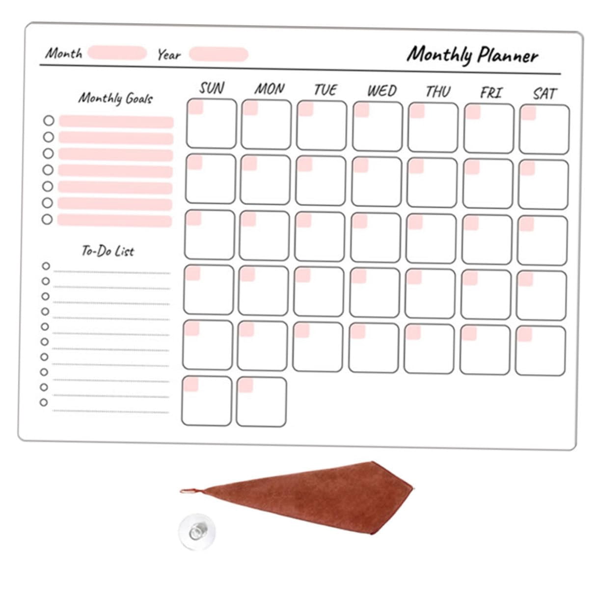 1 Set Magnetic Fridge Writing Board Magnetic to Do List for Fridge Practical Dry Erase Board Fridge Dry Erase Board Dry Erase Board