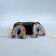 thumbnail image 2 of Gay Pride Earrings - Rainbow LGBT Earrings - Unisex Rainbow Pride Accessories (The Rainbow Cloud), 2 of 8