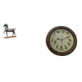 thumbnail image 1 of Figura de caballo,Figura de caballo Escultura animal coleccionable,Reloj de pared,Reloj de pared de pájaro cantor de 10 pulgadas para decoración del hogar,Relojes de pared decorativos, 1 of 7