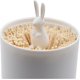 thumbnail image 4 of Soporte para hisopos de algodón Q-Tips, organizador pequeño para almacenamiento de palillos de dientes (conejo) brillar Electrónica, 4 of 5