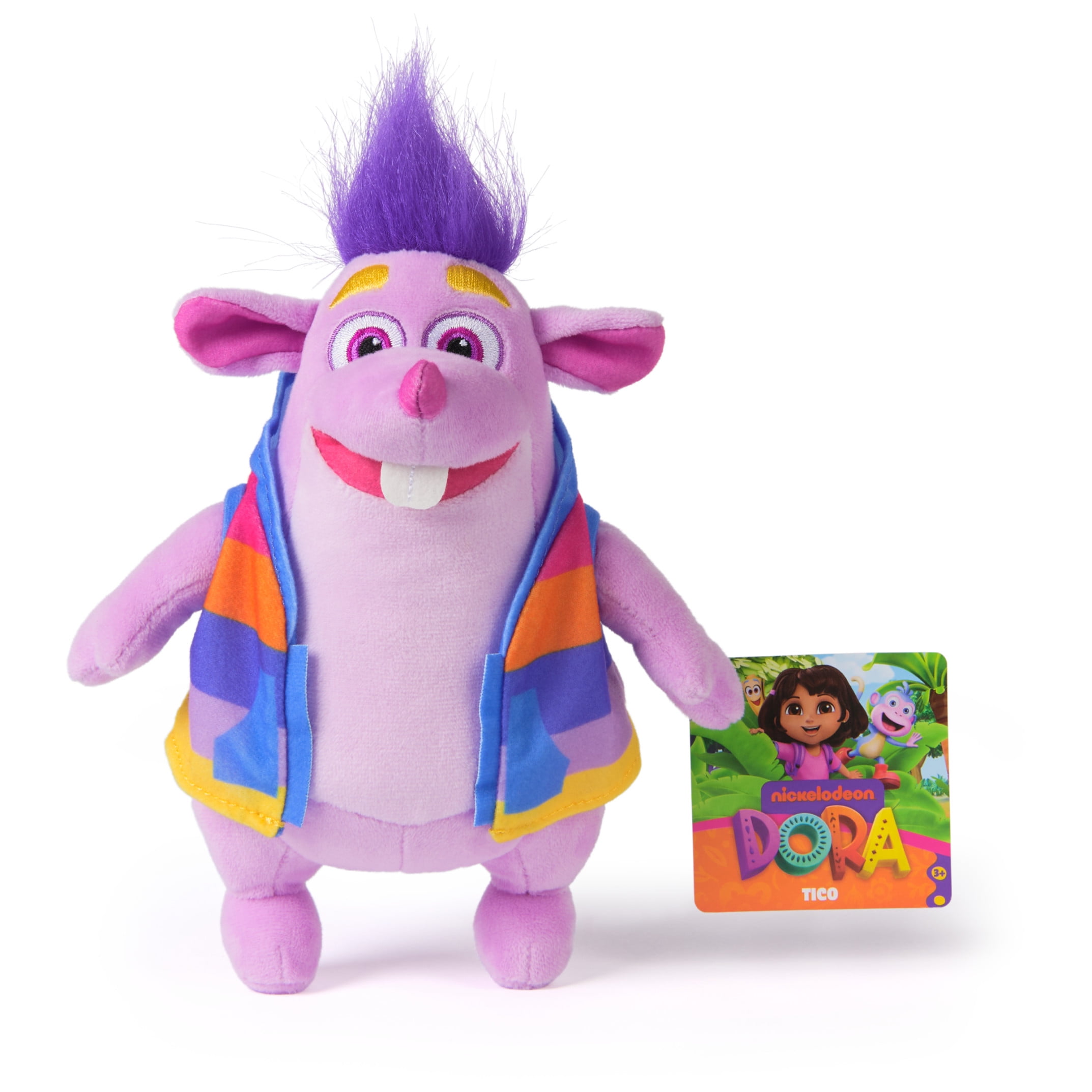 Dora the Explorer, Official Tico Squirrel Plush Toy, Stuffed
