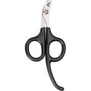 Pet Nail Scissors with Finger Rests—Stainless Steel Scissors for Trimming Nails on Cats and Birds - Small, 3½"