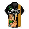 thumbnail image 3 of Camisa del Día de San Patricio para hombres, camisas hawaianas con botones y estampado completo en 3D, camisetas de playa informales de verano de manga corta, camisas y blusas, 3 of 5