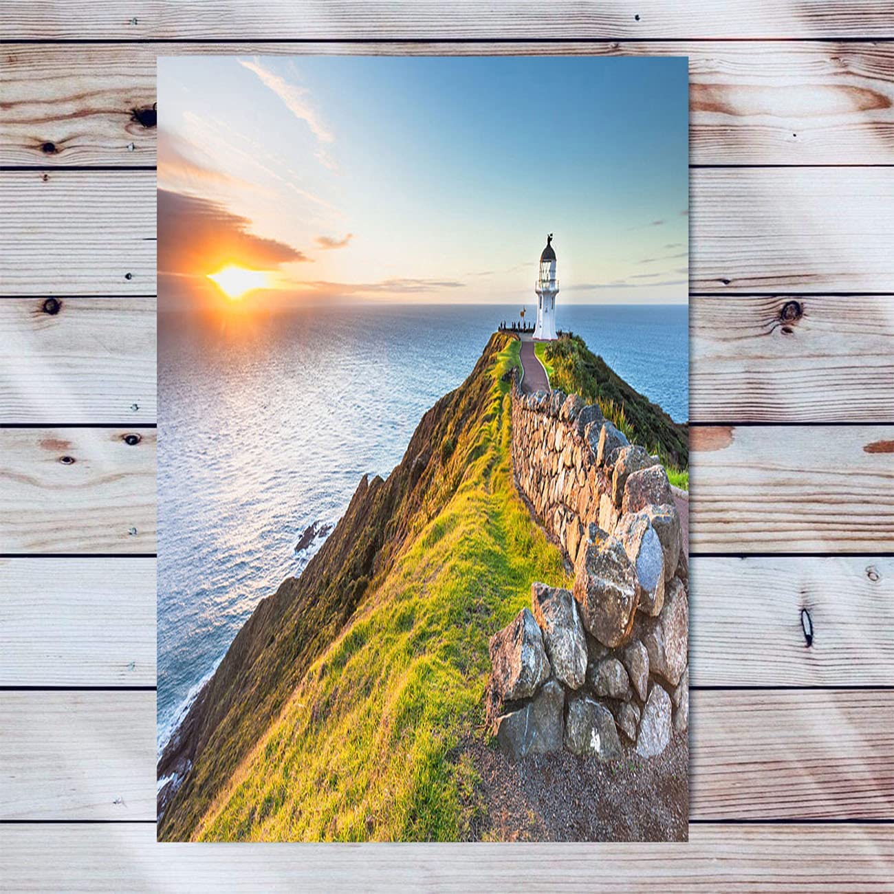 Lighthouse Canvas Wall Art Artwork Wooden Frame Painting Lighthouse
