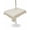 Cream, variant on Cream Greek Key Square Outdoor Tablecloth, Waterproof Table Cloth Cover with Umbrella Hole and Zipper, Geometric Greece Ancient Rustic Table Protector for Patio Party Picnic 54"x54"