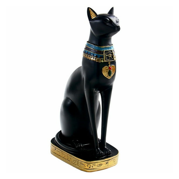 jiaroswwei Egyptian Goddess Bastet Cats Collectible Figurine Statue ...