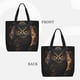 thumbnail image 2 of Easygdp Classical Style Brown Owl Bolsa Tote para Mujer, Bolso de Hombro para Trabajo, Playa, Viajes, Compras y Supermercado, 2 of 7