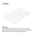 thumbnail image 3 of ABS Plastic Sheet 12 " x 8 " x 0.2 " ABS Styrene Sheets White 2 Pcs, 3 of 6