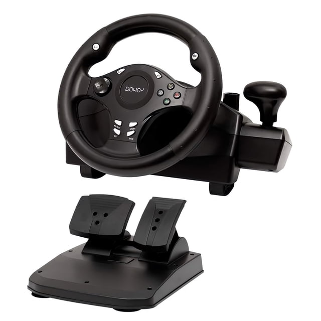 Volante de Carreras DOYO 270° con Pedales y Palanca de Cambios