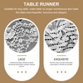 thumbnail image 2 of Shisuyan Table Runner White Lace 1Pcs 55X15In, 2 of 8