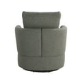 thumbnail image 6 of Studio Living Everest Modern Swivel Accent Chair, Grey Fabric, 6 of 10