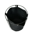 thumbnail image 4 of Household Essentials Metal Wire Frame Laundry Hamper with Removable Canvas Bag, Black, 4 of 7