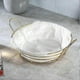thumbnail image 4 of Vintage Metal Bread Basket with Liner for Serving and Storage, 4 of 5