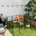thumbnail image 2 of PawHut Dog Playpen, 16 Panels Dog Fence w/ Straps, 24" H, for Small Dogs, 2 of 10