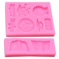thumbnail image 1 of 1 Set Chocolate Food Grade Non- Reusable Creative Shape Flexible Multipurpose Soft Graduation Dessert Congrats Baking, 1 of 7