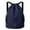 Navy Blue, variant on Qoosea Drawstring Backpack Waterproof String Gym Sports Bag with Shoe Compartment Side Mesh Pockets for Women Men
