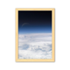 thumbnail image 1 of La capa de atmósfera, nubes blancas Cuadro de madera decorativa marco de casa A4, 1 of 3