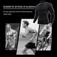 thumbnail image 4 of Sonducket Ropa interior térmica para hombre, medias de secado rápido, capas de Base cálidas para correr en invierno, Tops, ropa deportiva de Camisetas  XXL Estilo clásico Sonducket AP013385-31, 4 of 6