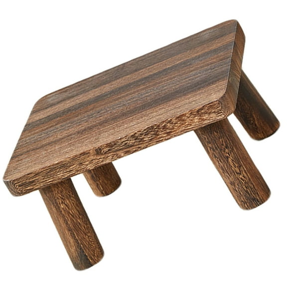 LOLIPPYY Foot Stool Rectangle Wood Stool for Sofa Side Living Room 1Pcs